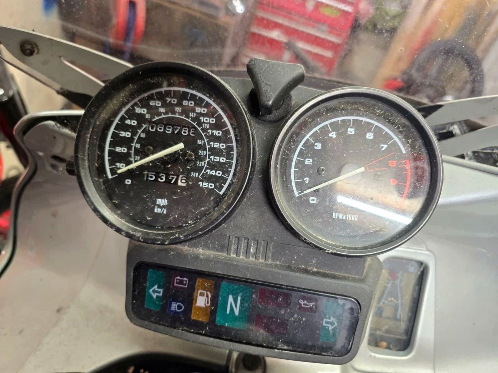 BMW R1150RS 2004 — zegary